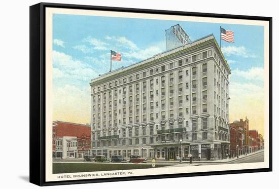 Hotel Brunswick, Lancaster, Pennsylvania-null-Framed Stretched Canvas