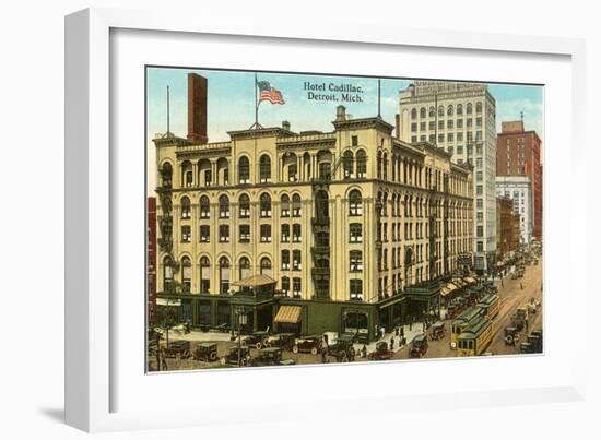 Hotel Cadillac, Detroit, Michigan-null-Framed Art Print