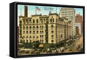 Hotel Cadillac, Detroit, Michigan-null-Framed Stretched Canvas
