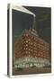 Hotel Carolina by Night, Raleigh, North Carolina-null-Stretched Canvas