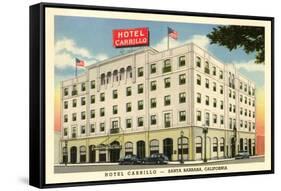 Hotel Carrillo, Santa Barbara, California-null-Framed Stretched Canvas