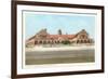 Hotel Castaneda, Las Vegas, New Mexico-null-Framed Art Print