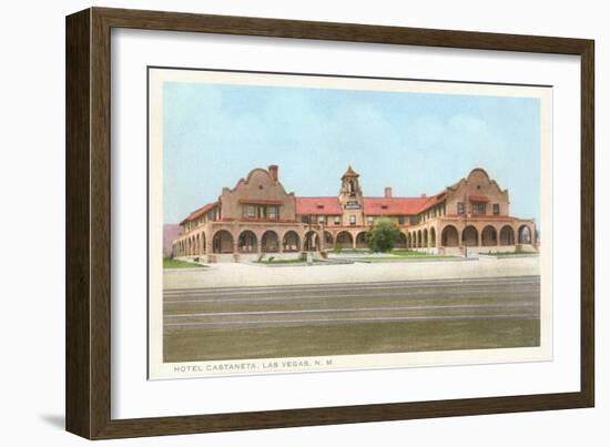 Hotel Castaneda, Las Vegas, New Mexico-null-Framed Art Print