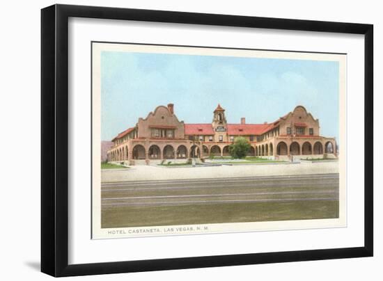 Hotel Castaneda, Las Vegas, New Mexico-null-Framed Art Print