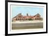 Hotel Castaneda, Las Vegas, New Mexico-null-Framed Premium Giclee Print