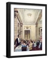 Hotel Cecil Grill Room-null-Framed Art Print