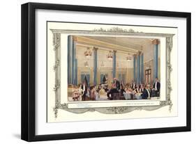 Hotel Cecil Restaurant-null-Framed Art Print