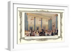 Hotel Cecil Restaurant-null-Framed Art Print