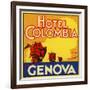 Hotel Colombia, Genova-null-Framed Giclee Print