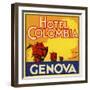 Hotel Colombia, Genova-null-Framed Giclee Print