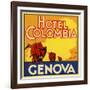 Hotel Colombia, Genova-null-Framed Giclee Print