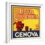 Hotel Colombia, Genova-null-Framed Premium Giclee Print