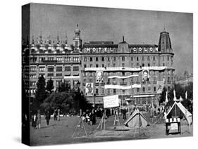 Hotel Colon, Barcelona; Spanish Civil War, 1936-null-Stretched Canvas