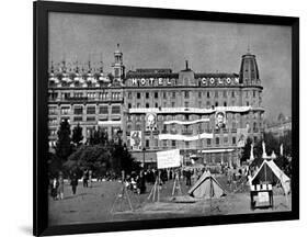 Hotel Colon, Barcelona; Spanish Civil War, 1936-null-Framed Art Print