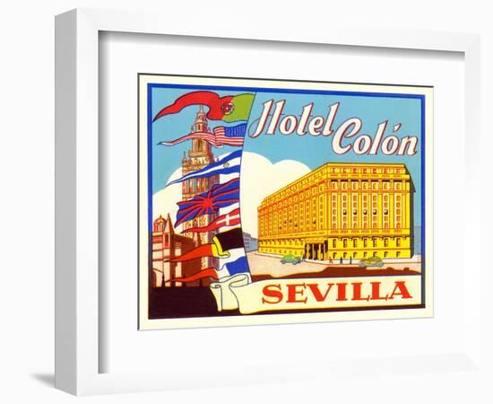 Hotel Colon, Sevilla-null-Framed Art Print