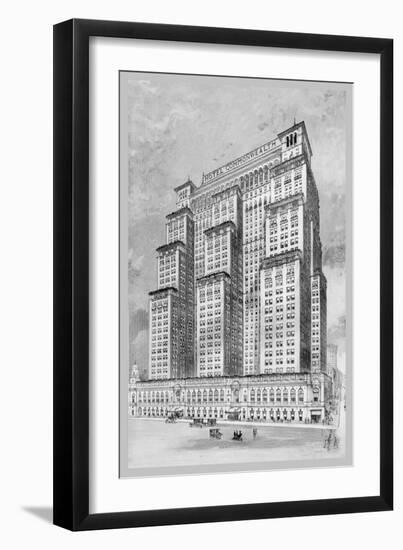 Hotel Commonwealth-Moses King-Framed Art Print