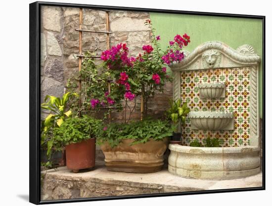 Hotel Courtyard, Guanajuato, Mexico-Merrill Images-Framed Photographic Print