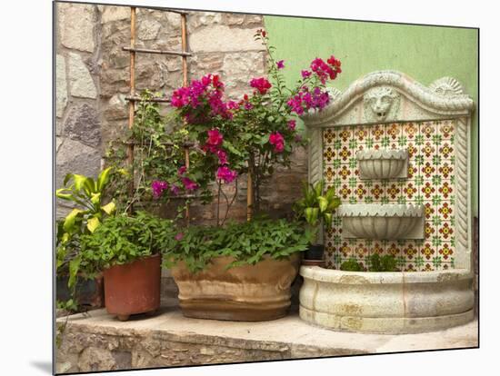 Hotel Courtyard, Guanajuato, Mexico-Merrill Images-Mounted Photographic Print