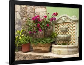 Hotel Courtyard, Guanajuato, Mexico-Merrill Images-Framed Photographic Print