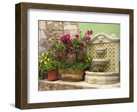 Hotel Courtyard, Guanajuato, Mexico-Merrill Images-Framed Photographic Print