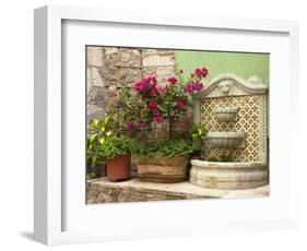 Hotel Courtyard, Guanajuato, Mexico-Merrill Images-Framed Photographic Print