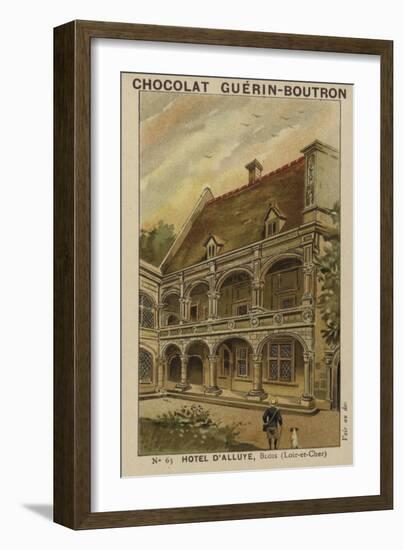 Hotel D'Alluye, Blois, Loir-Et-Cher-null-Framed Giclee Print
