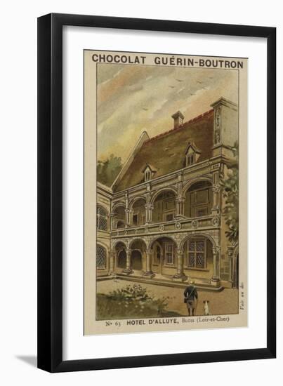 Hotel D'Alluye, Blois, Loir-Et-Cher-null-Framed Giclee Print