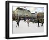 Hotel d'Angleterre and Skating Rink, Kongens Nytorv at Christmas, Copenhagen, Denmark-Sergio Pitamitz-Framed Photographic Print