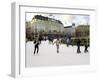 Hotel d'Angleterre and Skating Rink, Kongens Nytorv at Christmas, Copenhagen, Denmark-Sergio Pitamitz-Framed Photographic Print