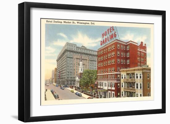 Hotel Darling, Wilmington, Delaware-null-Framed Art Print