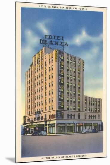 Hotel De Anza, San Jose-null-Mounted Art Print