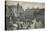 Hotel de Paris Monte-Carlo in Monte Carlo, Monaco, France. Postcard Sent in 1913-French Photographer-Stretched Canvas