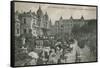 Hotel de Paris Monte-Carlo in Monte Carlo, Monaco, France. Postcard Sent in 1913-French Photographer-Framed Stretched Canvas