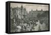 Hotel de Paris Monte-Carlo in Monte Carlo, Monaco, France. Postcard Sent in 1913-French Photographer-Framed Stretched Canvas