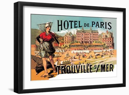 Hotel de Paris: Trouville-sur-Mer, c.1885-Théophile Alexandre Steinlen-Framed Art Print