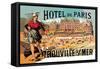 Hotel de Paris: Trouville-sur-Mer, c.1885-Théophile Alexandre Steinlen-Framed Stretched Canvas