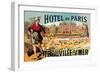 Hotel de Paris: Trouville-sur-Mer, c.1885-Théophile Alexandre Steinlen-Framed Art Print