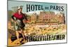 Hotel de Paris: Trouville-sur-Mer, c.1885-Théophile Alexandre Steinlen-Mounted Art Print