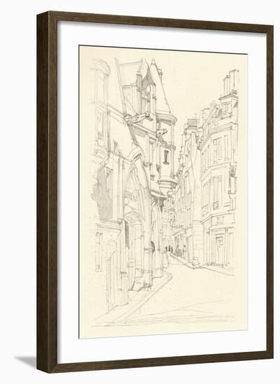 Hotel De Sens, 1915-David Young Cameron-Framed Giclee Print