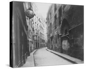 Hotel de Sens, rue de l'Hotel de Ville, Paris-Eugene Atget-Stretched Canvas