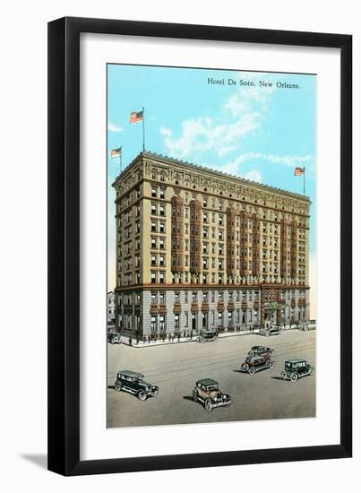 Hotel De Soto, New Orleans-null-Framed Art Print