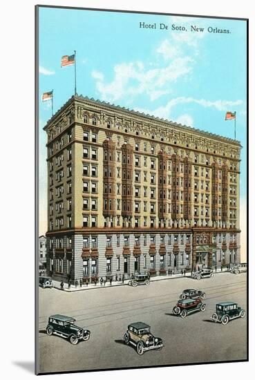 Hotel De Soto, New Orleans-null-Mounted Art Print