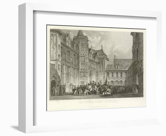 Hotel-De-Ville Bourges-Alphonse Marie de Neuville-Framed Giclee Print