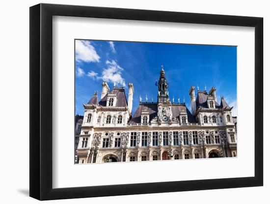 Hotel De Ville (City Hall) in Paris-vvoevale-Framed Photographic Print