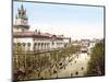 Hotel De Ville D' Avignon and Place De L'Horloge, Pub. 1900-null-Mounted Premium Giclee Print