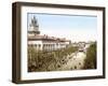 Hotel De Ville D' Avignon and Place De L'Horloge, Pub. 1900-null-Framed Giclee Print