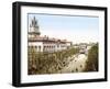 Hotel De Ville D' Avignon and Place De L'Horloge, Pub. 1900-null-Framed Giclee Print