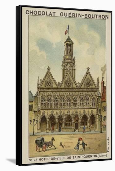 Hotel-De-Ville De Saint-Quentin, Aisne-null-Framed Stretched Canvas