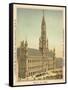 Hotel De Ville, Grand Place, Brussels-null-Framed Stretched Canvas