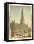 Hotel De Ville, Grand Place, Brussels-null-Framed Stretched Canvas